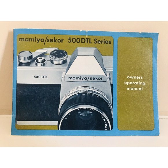 MAMIYA 500DTL CAMERA + MINOLTA  AF 50mm 1:1.7 LENS + Case + MANUAL VTG AS IS - Picture 12 of 12